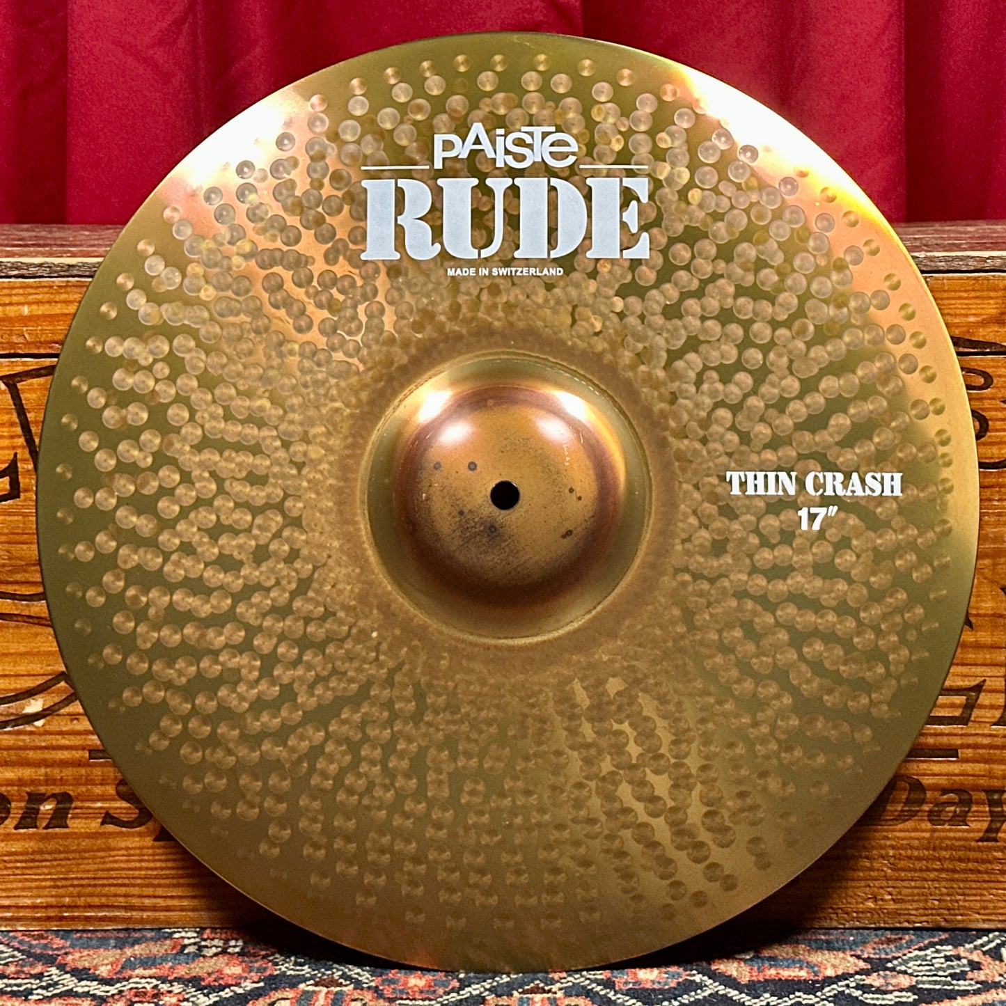 17" Paiste RUDE Thin Crash Cymbal 1296g *Video*