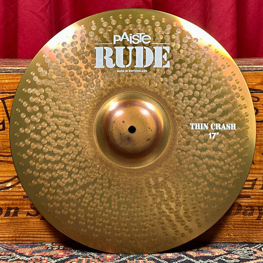 17" Paiste RUDE Thin Crash Cymbal 1296g *Video*