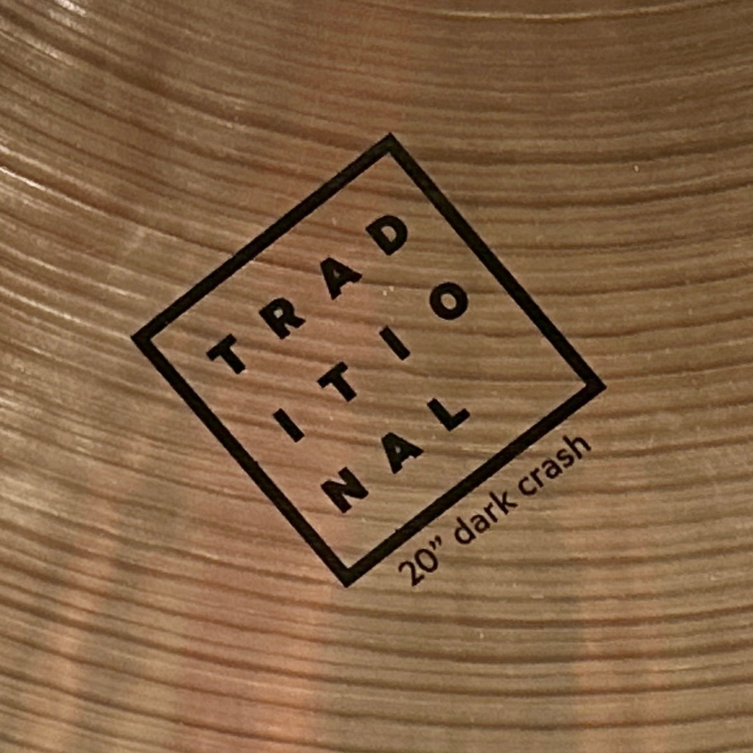 20" Istanbul Agop Traditional Dark Crash Cymbal 1750g *Video*