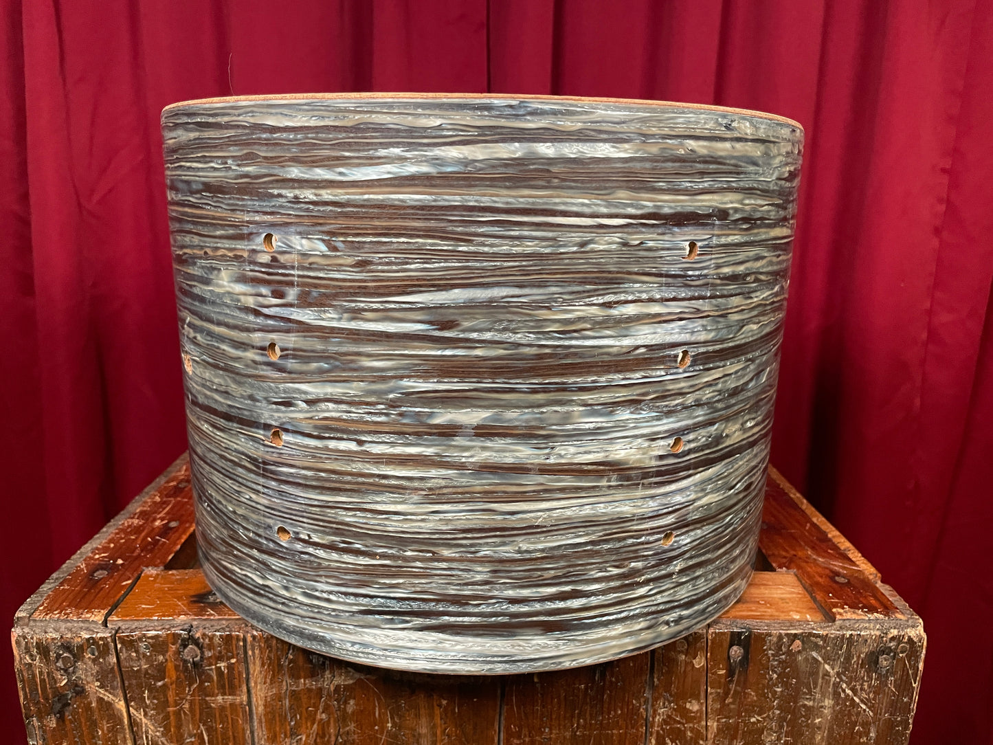 1960s Vintage Ludwig Super Classic 9x13 Tom Shell Oyster Blue Pearl