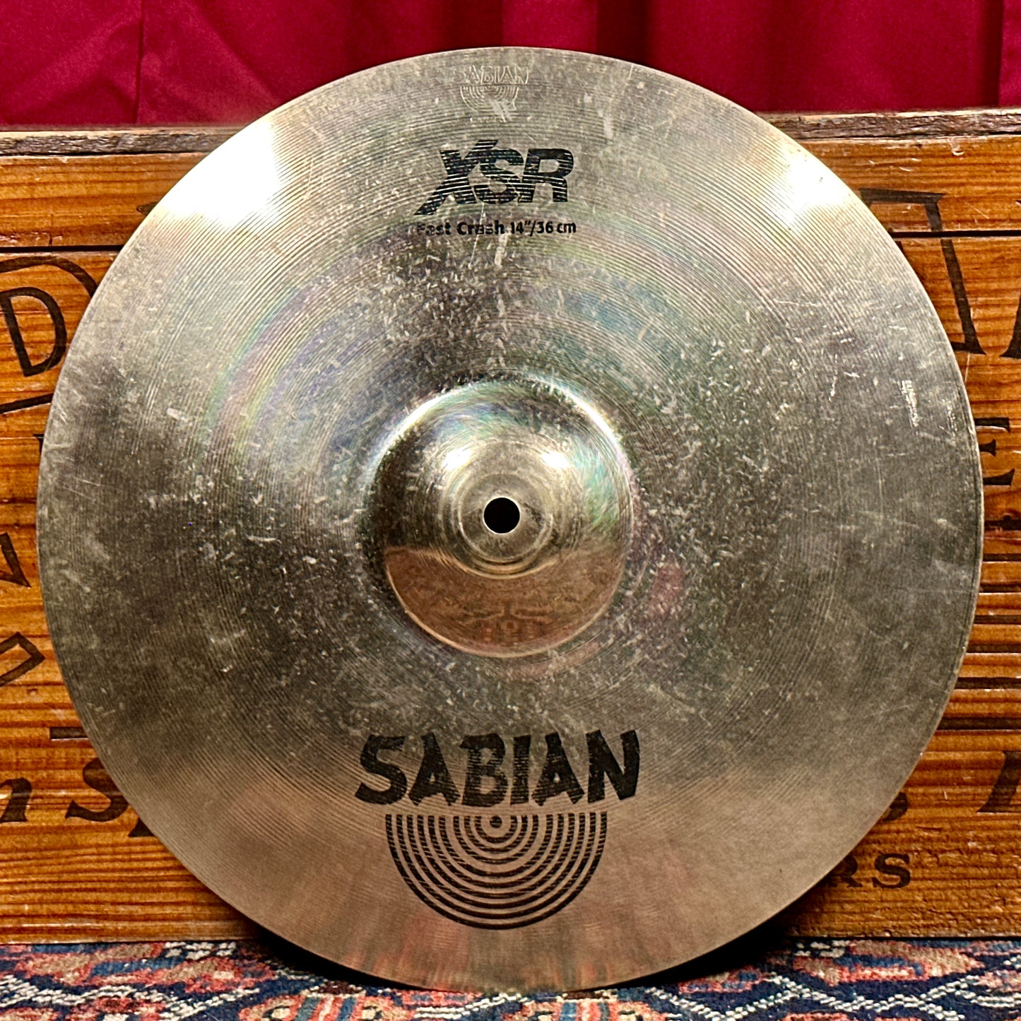 14" Sabian XSR Fast Crash Cymbal 694g *Video*