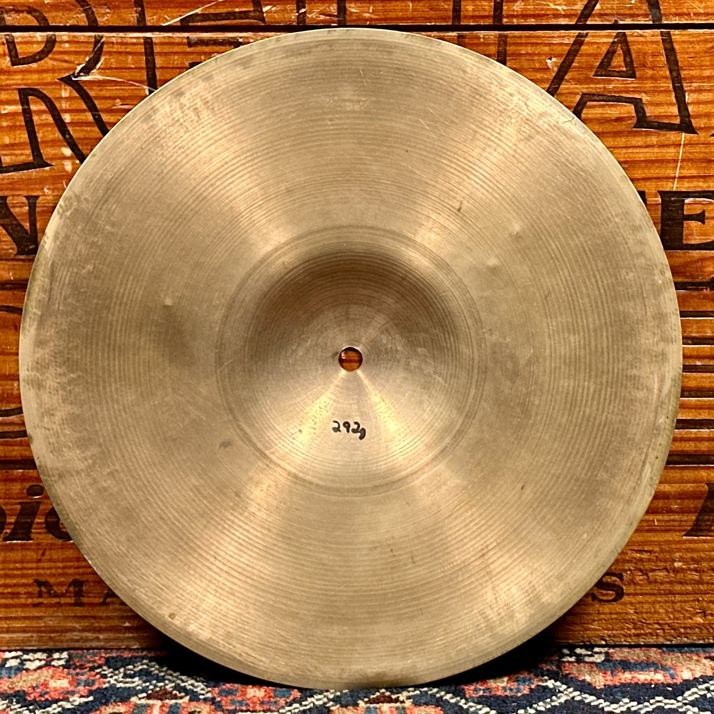 11" Stanople Uzuiriope 1930s-1940s Leedy Splash Trap Cymbal 292g *Video Demo*