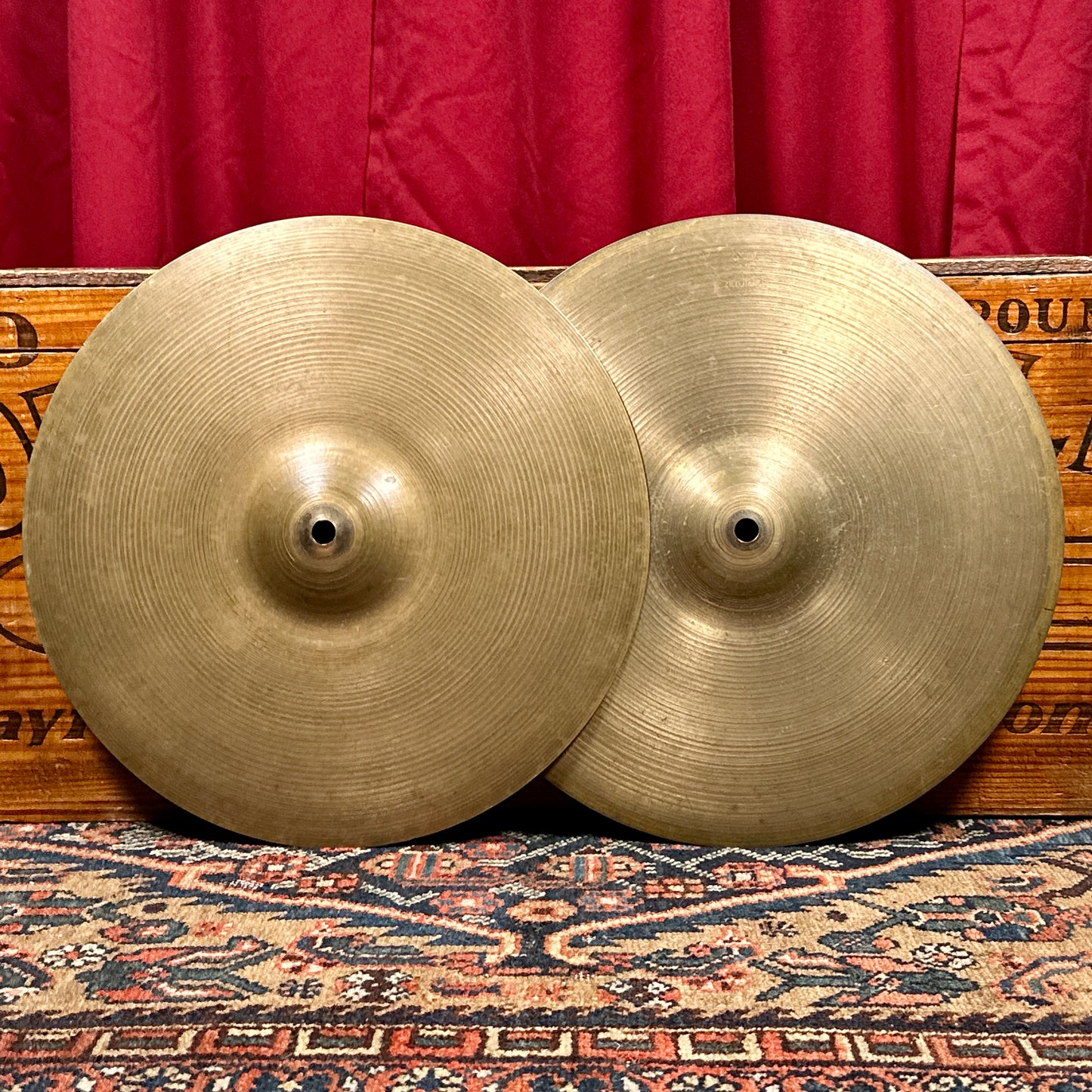 14" Zildjian A 1950s Small Stamp Hi-Hat Cymbal Pair 746g/796g *Video Demo*