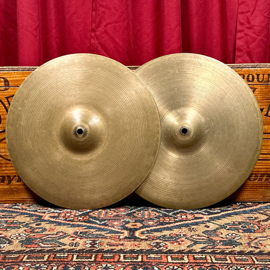 14" Zildjian A 1950s Small Stamp Hi-Hat Cymbal Pair 746g/796g *Video Demo*
