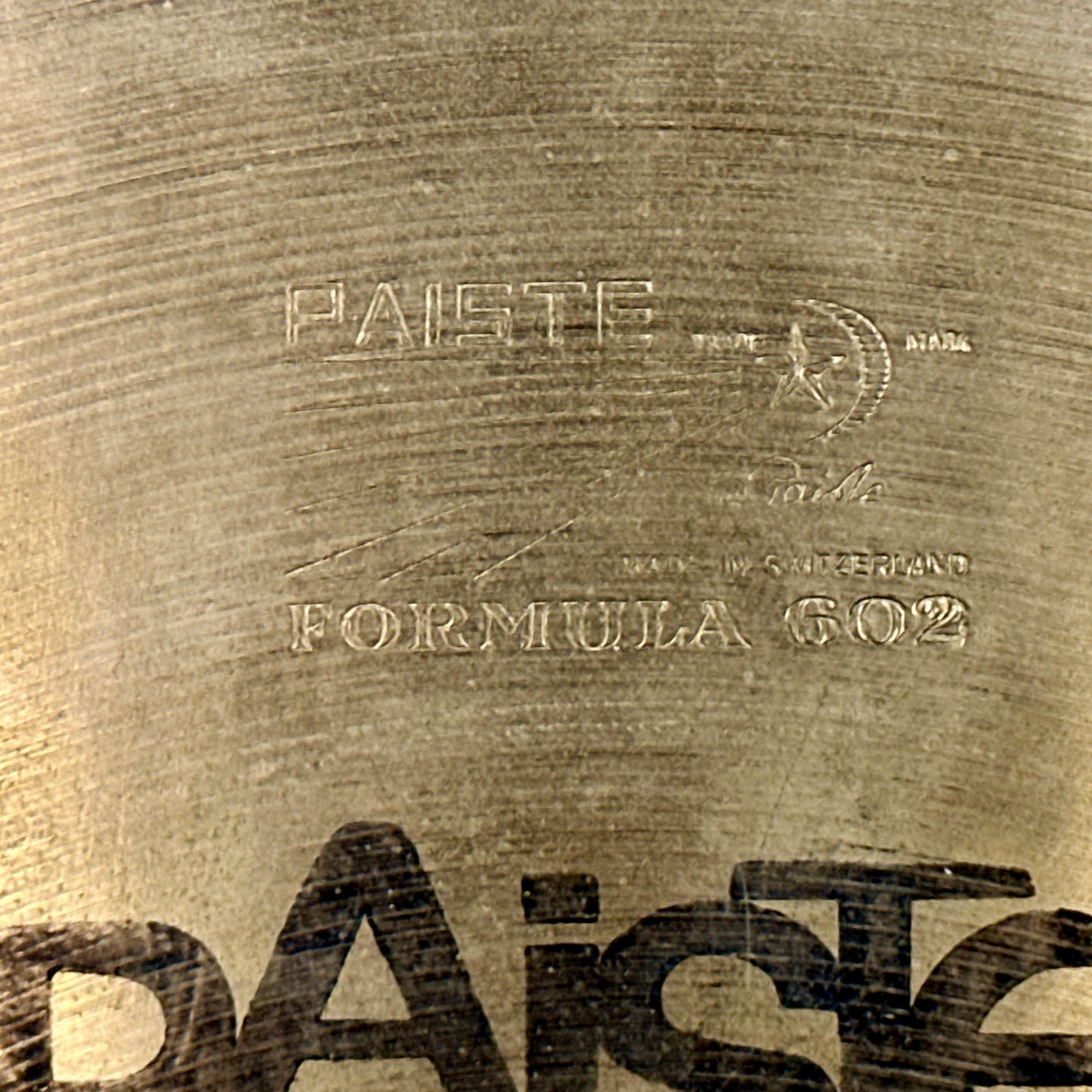 14" Paiste Formula 602 Sound Edge 1970s Hi-Hat Cymbal Single 1042g