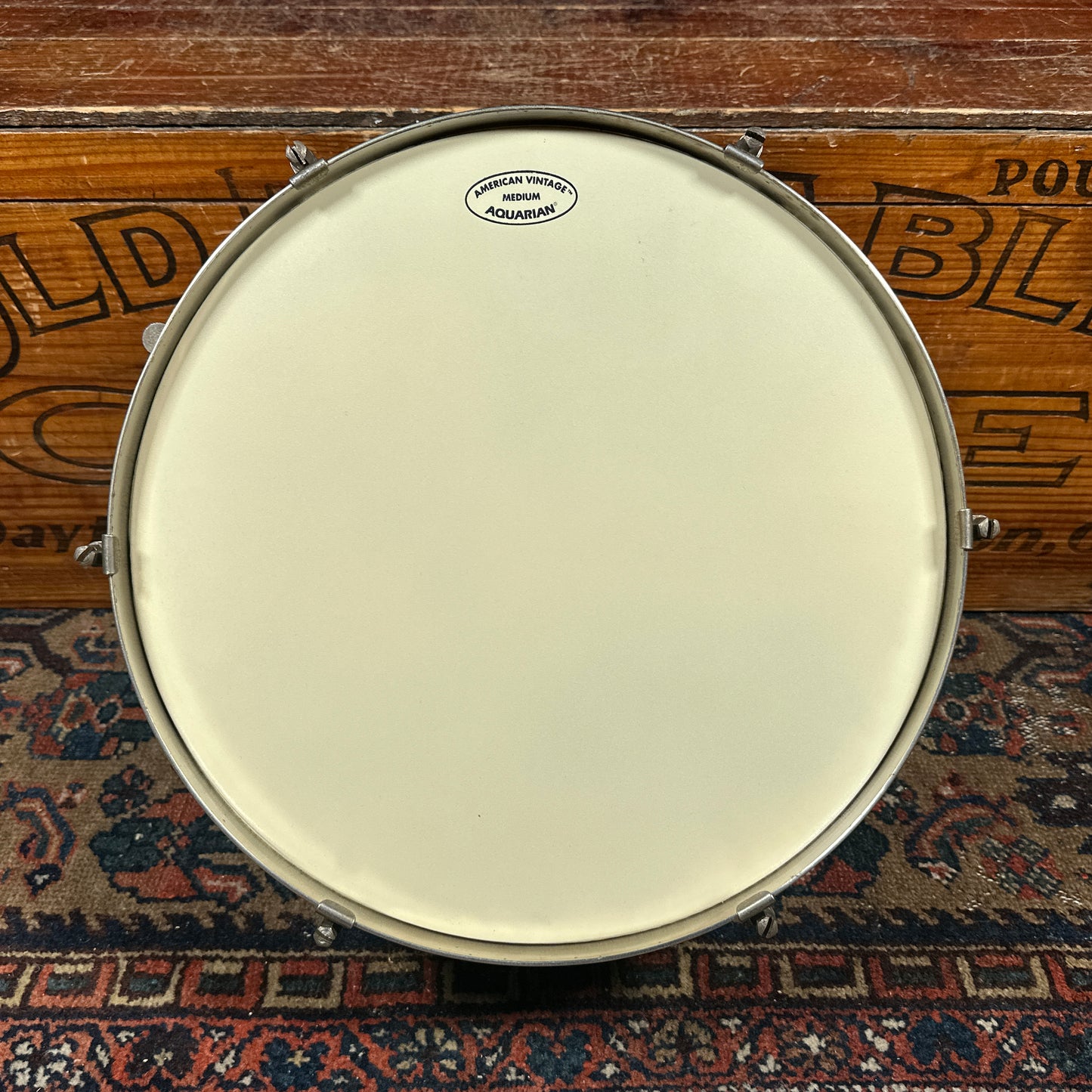 1940s Drum Master 5.5x13 Vintage Sears Roebuck Snare Drum Black