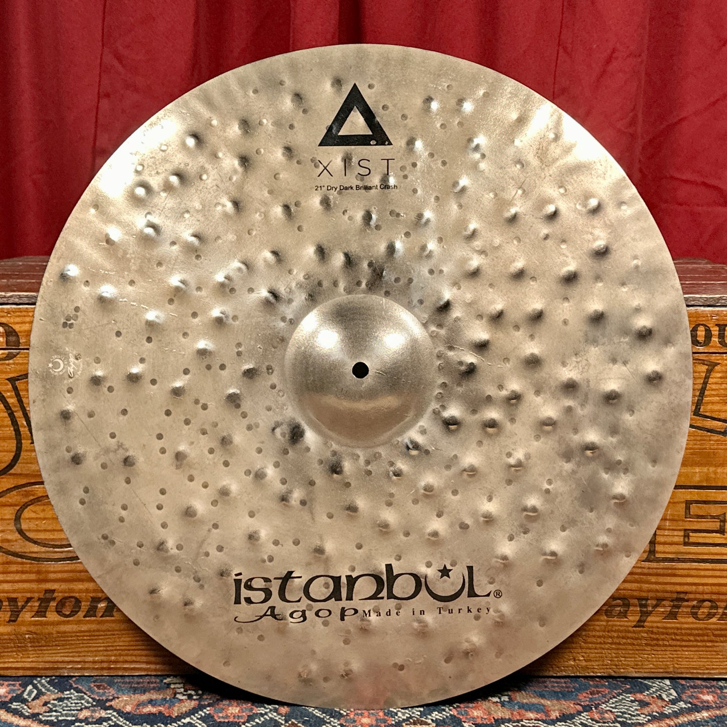 21" Istanbul Agop Xist Dry Dark Brilliant Crash Cymbal 1690g *Video Demo*