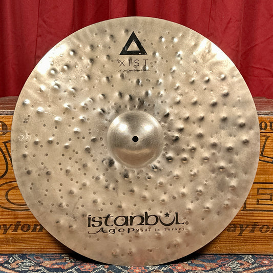 21" Istanbul Agop Xist Dry Dark Brilliant Crash Cymbal 1690g *Video Demo*