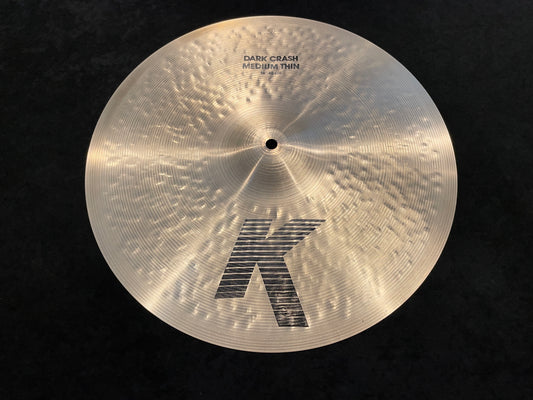 16" Zildjian K Dark Crash Medium Thin Cymbal 1176g