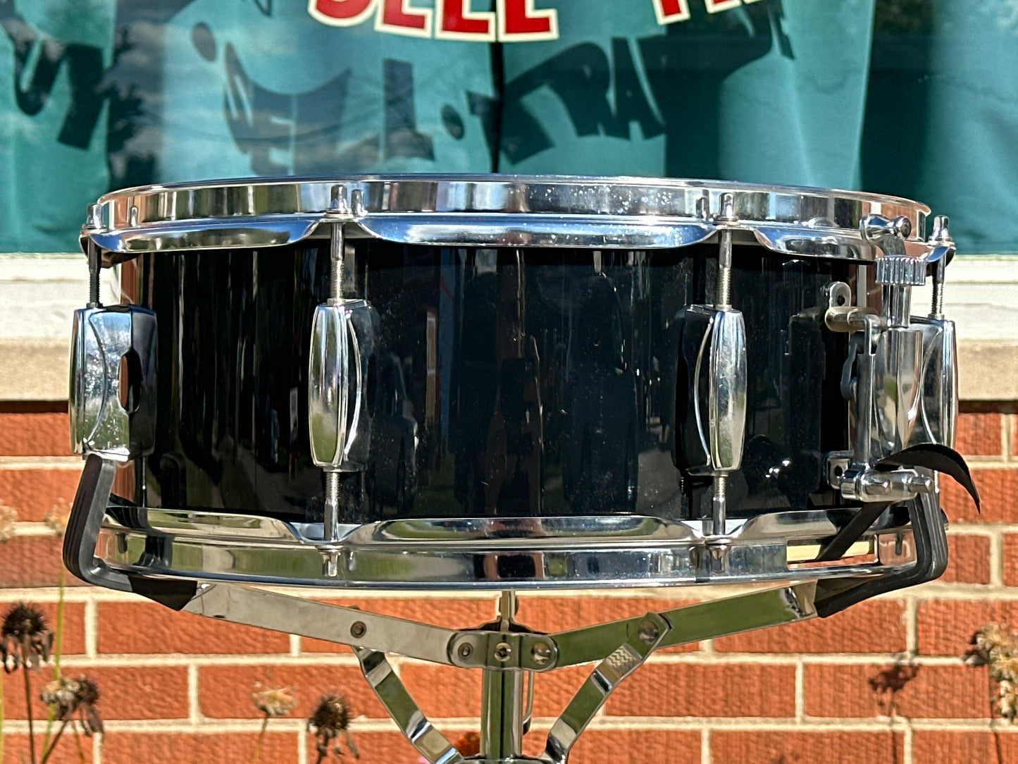 2010s Tama Imperialstar 5.5x14 Poplar Snare Drum Black IWS55