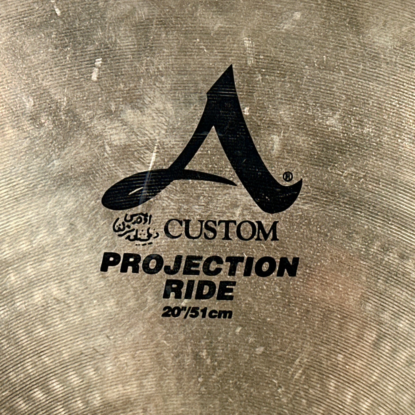 20" Zildjian A Custom Projection Ride Cymbal 2744g *Video*