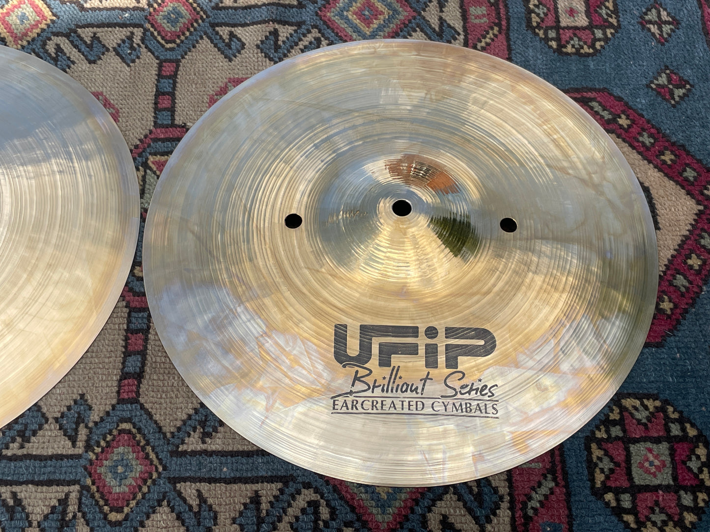 14" UFIP Brilliant Series Hi-Hat Cymbal Pair 1120g/1308g *Video Demo*