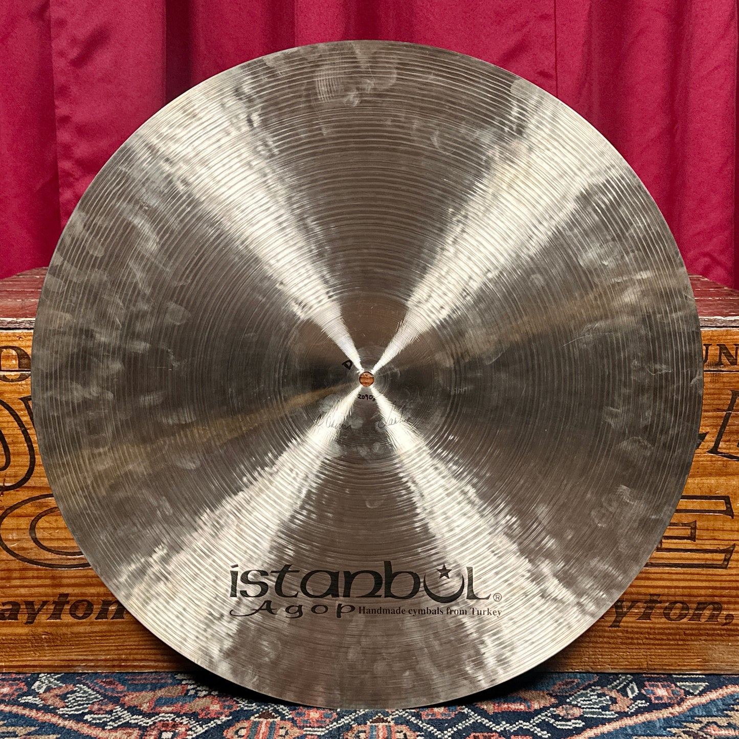 22" Istanbul Agop Traditional Dark Crash Cymbal 2090g *Video Demo*