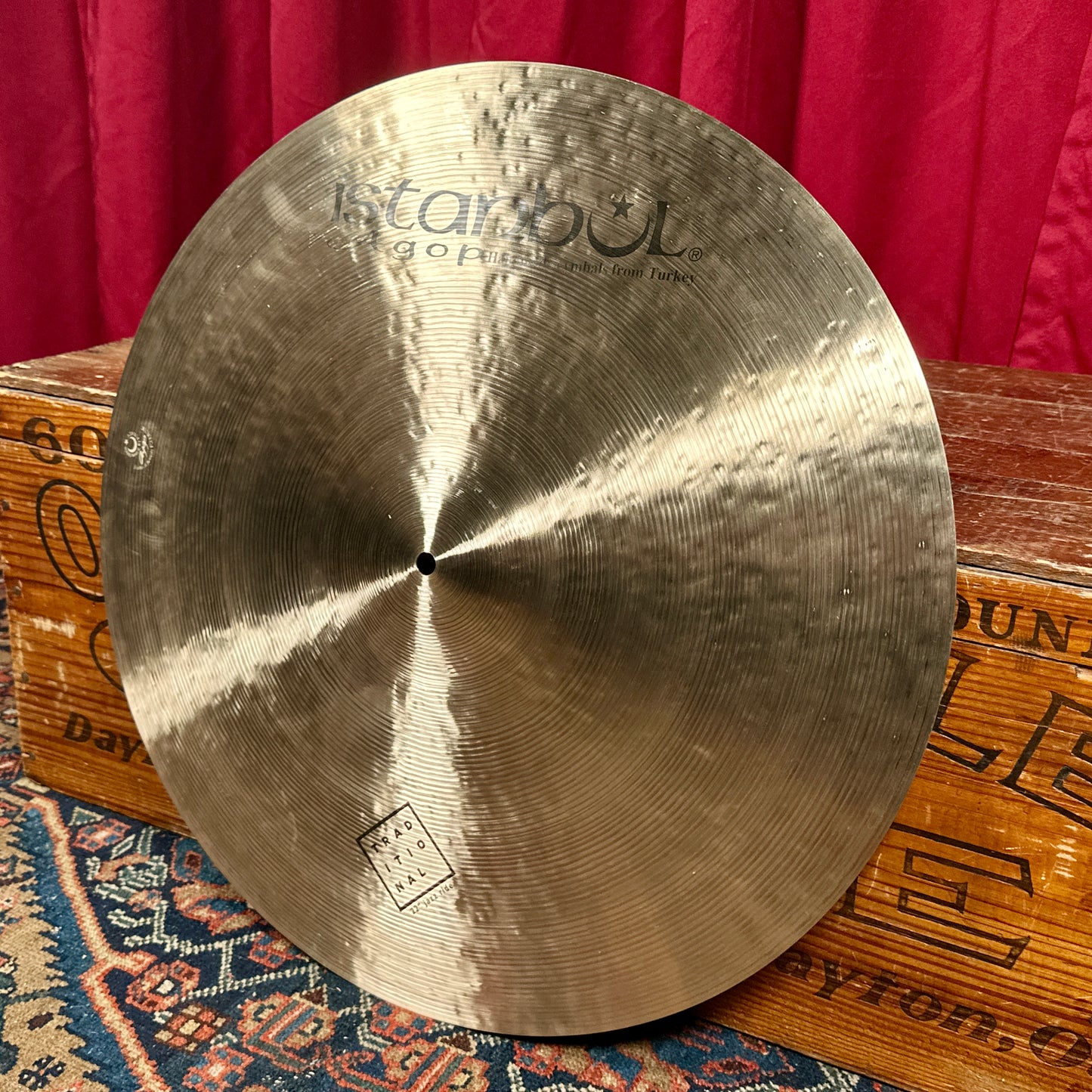 22" Istanbul Agop Traditional Medium Jazz Ride Cymbal 2512g *Video Demo*