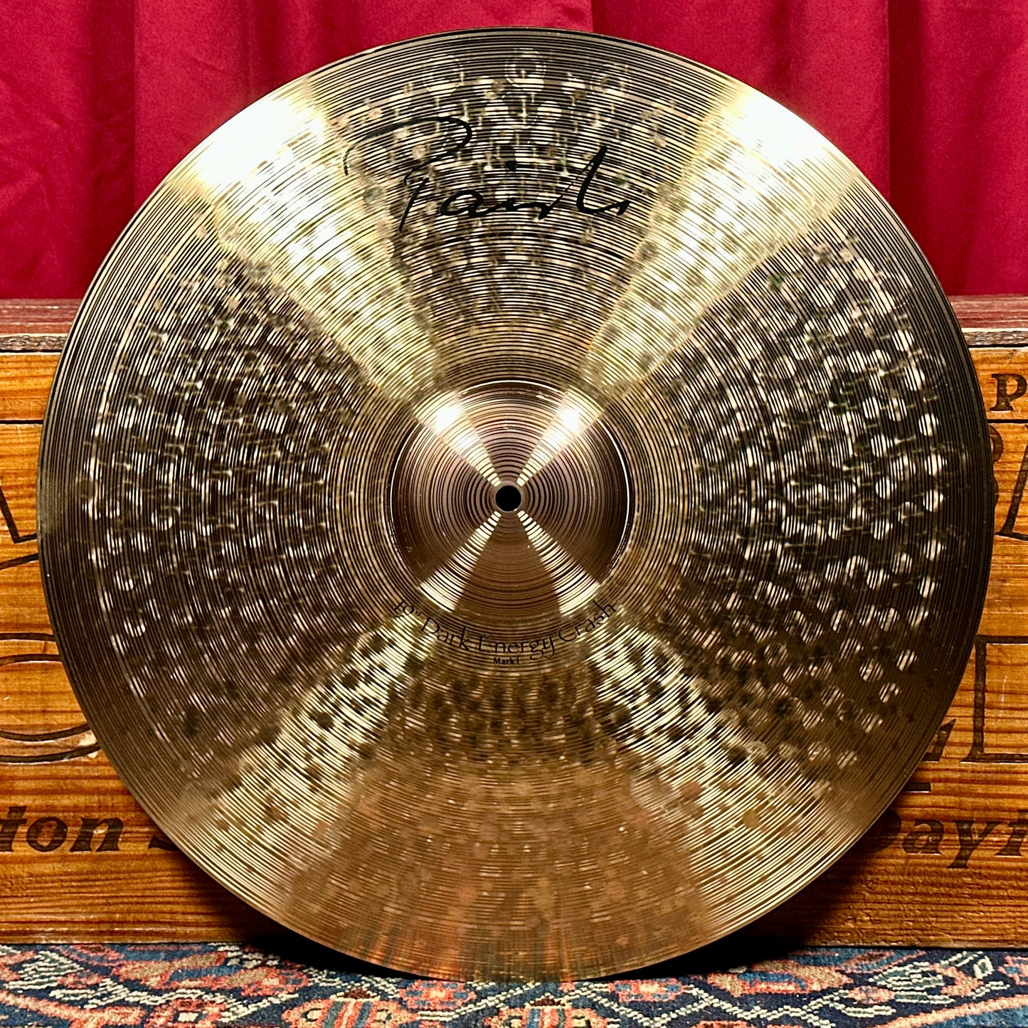 19" Paiste Signature Dark Energy Crash Mark I Cymbal 1732g *Video*