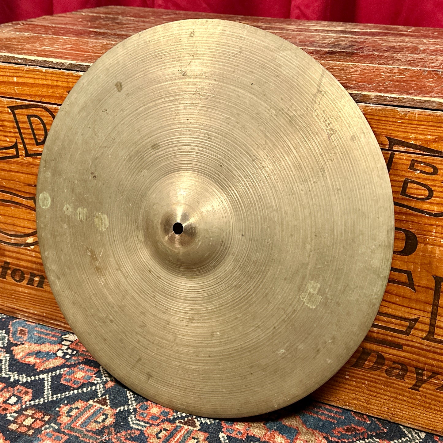 15" Zildjian A 1940s Trans Stamp "Paper Thin" Hi-Hat Cymbal Pair 722g/810g *Video Demo*