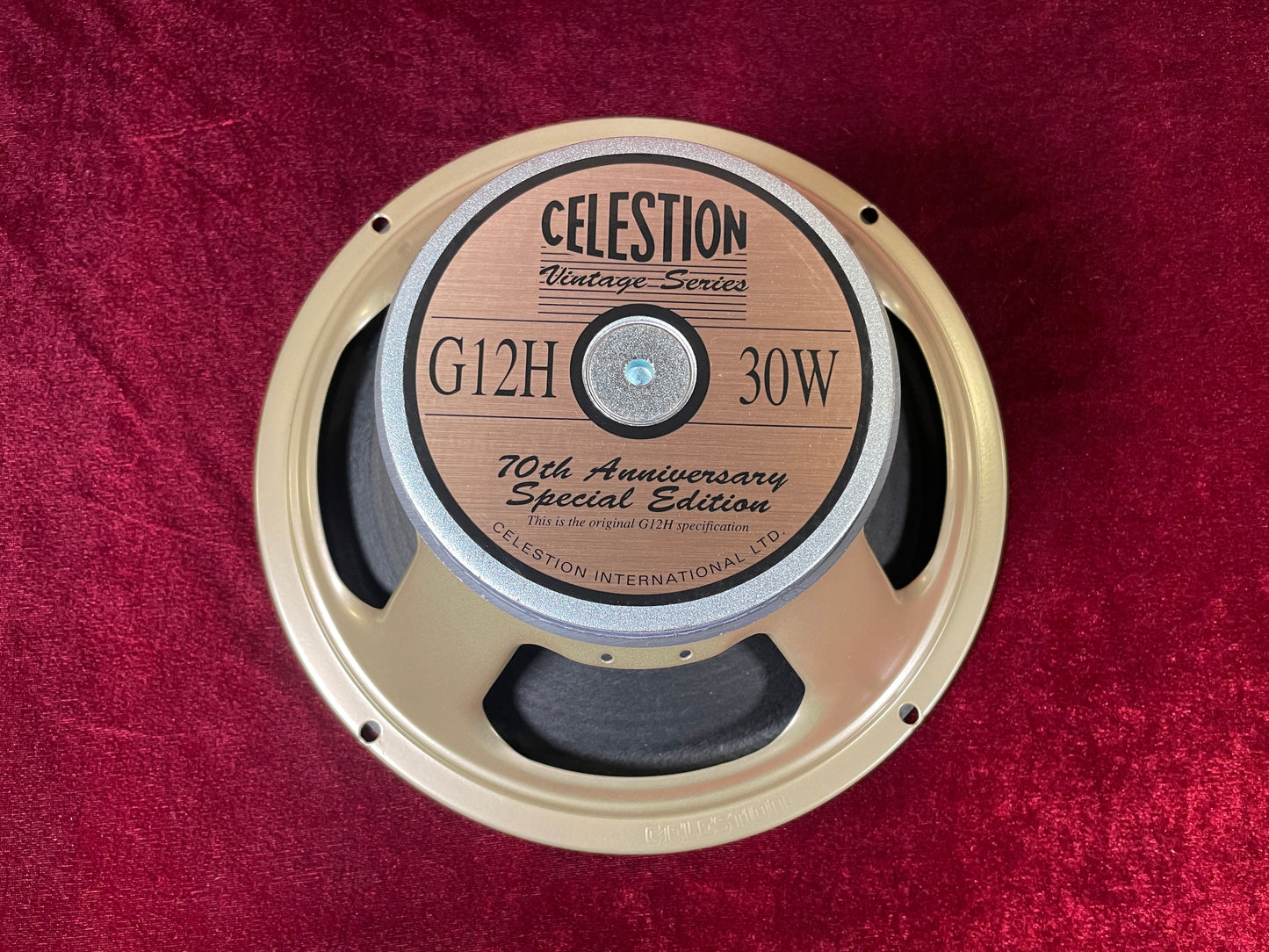 Celestion 12" 30W G12H 70th Anniversary Guitar Speaker 8 Ohm T4533A (Stock #47)
