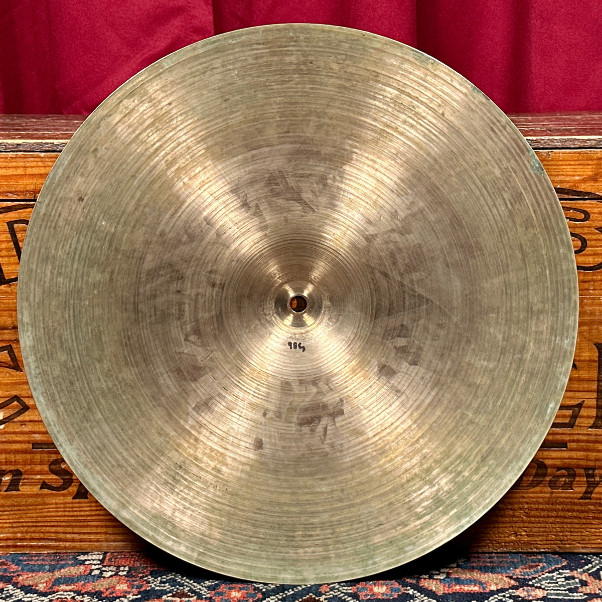 16" Vintage Zildjian A 1960s Hi-Hat Cymbal Pair 986g/1106g *Video*