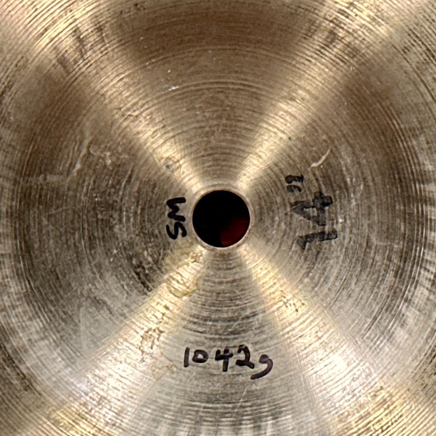 14" Paiste Formula 602 Sound Edge 1970s Hi-Hat Cymbal Single 1042g