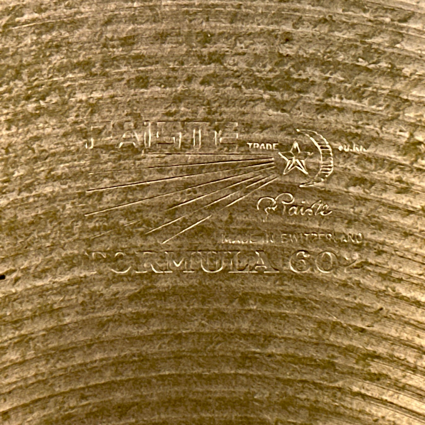 14" Paiste Formula 602 Pre-Serial 1960s Hi-Hat Cymbal Pair 840g/944g *Video Demo*
