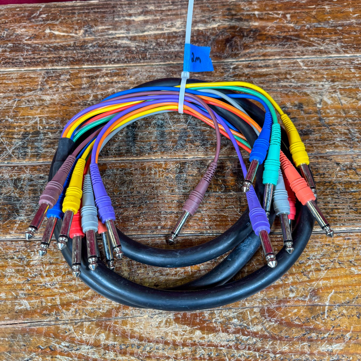 Hosa CPP-802 1/4" TS to 1/4" TS Cable Snake 2m