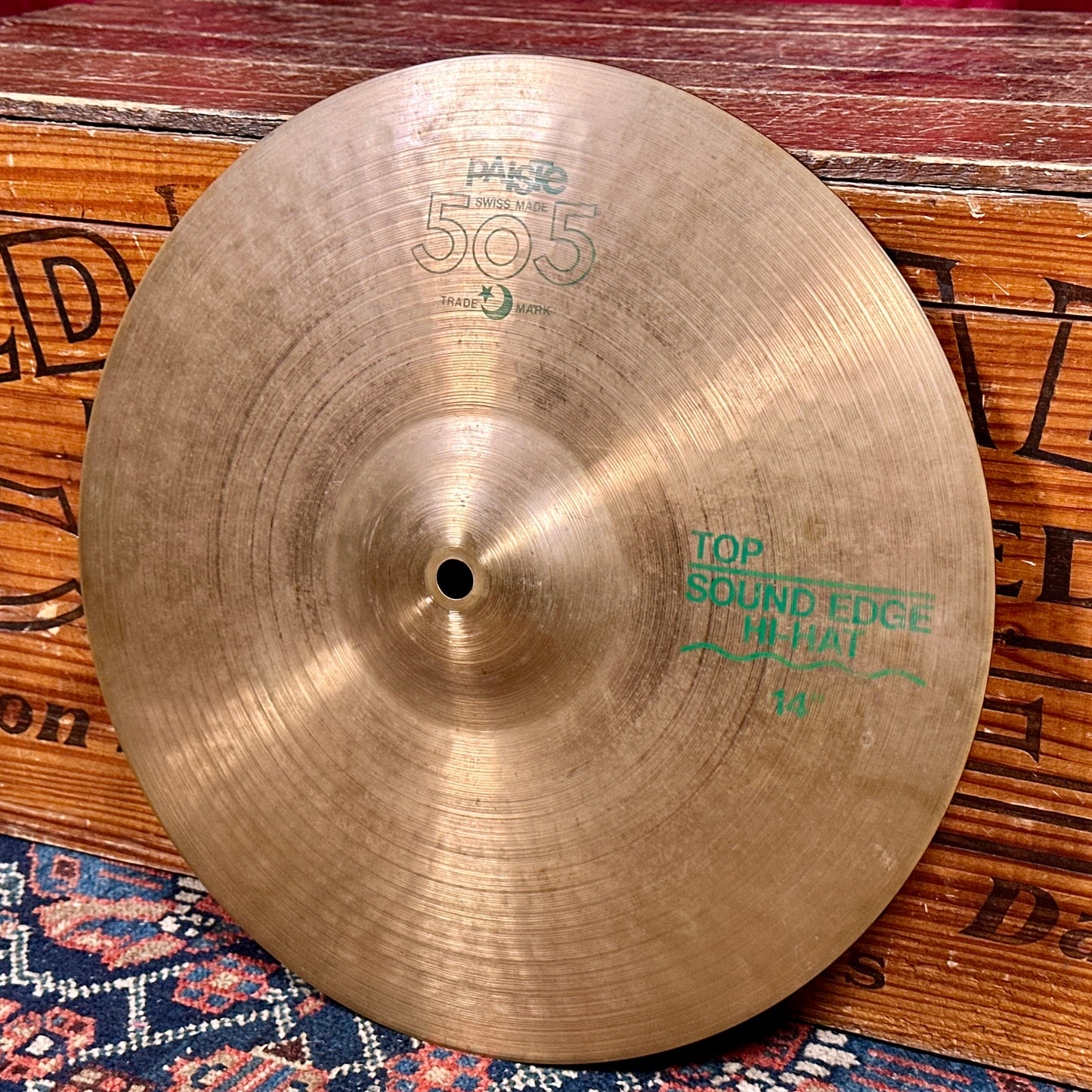 14" Paiste 505 Sound Edge Hi-Hat Cymbal Pair 952g/1022g *Video Demo*
