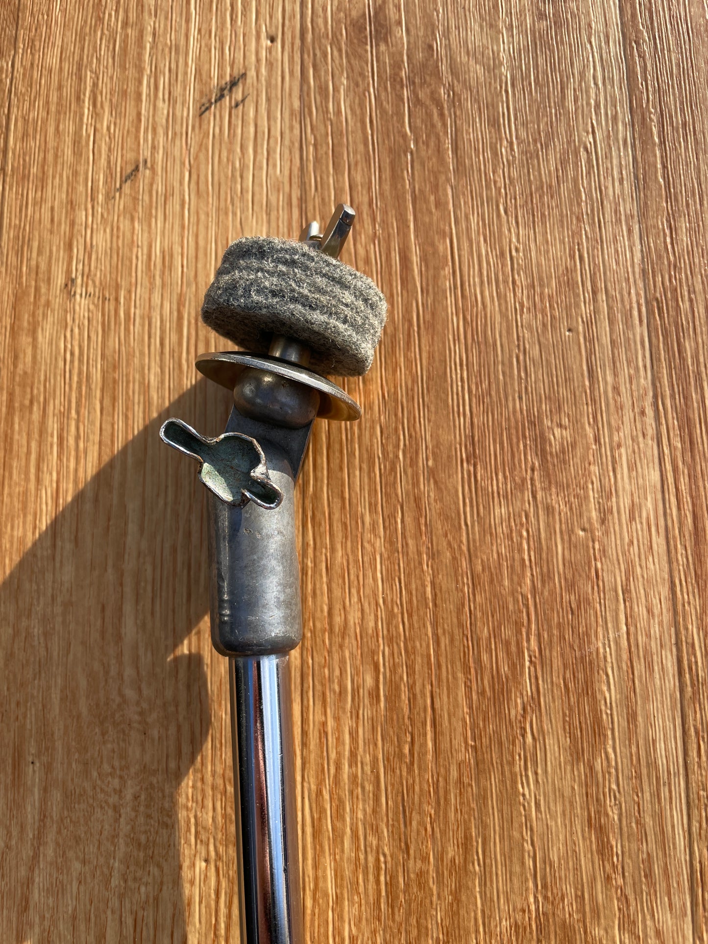 1960s Slingerland No. 761-21 Adjustable Bass Drum Mount L-Arm Cymbal Holder