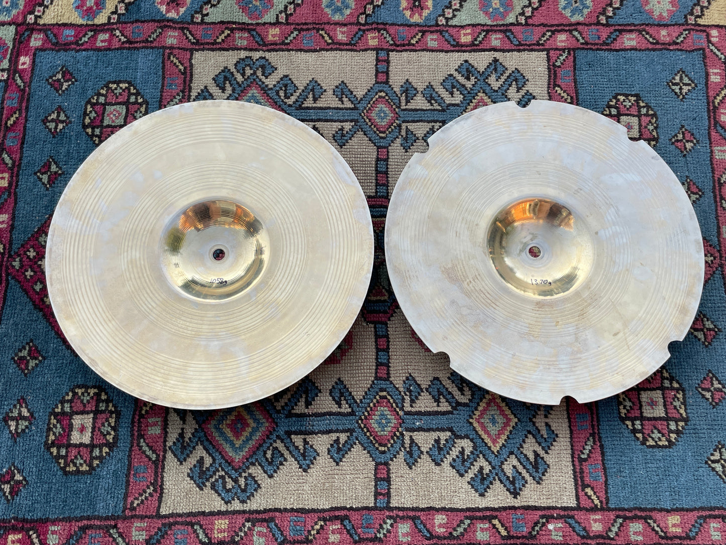 14" Zildjian A Custom Rezo Hi-Hat Cymbal Pair 1058g/1370g