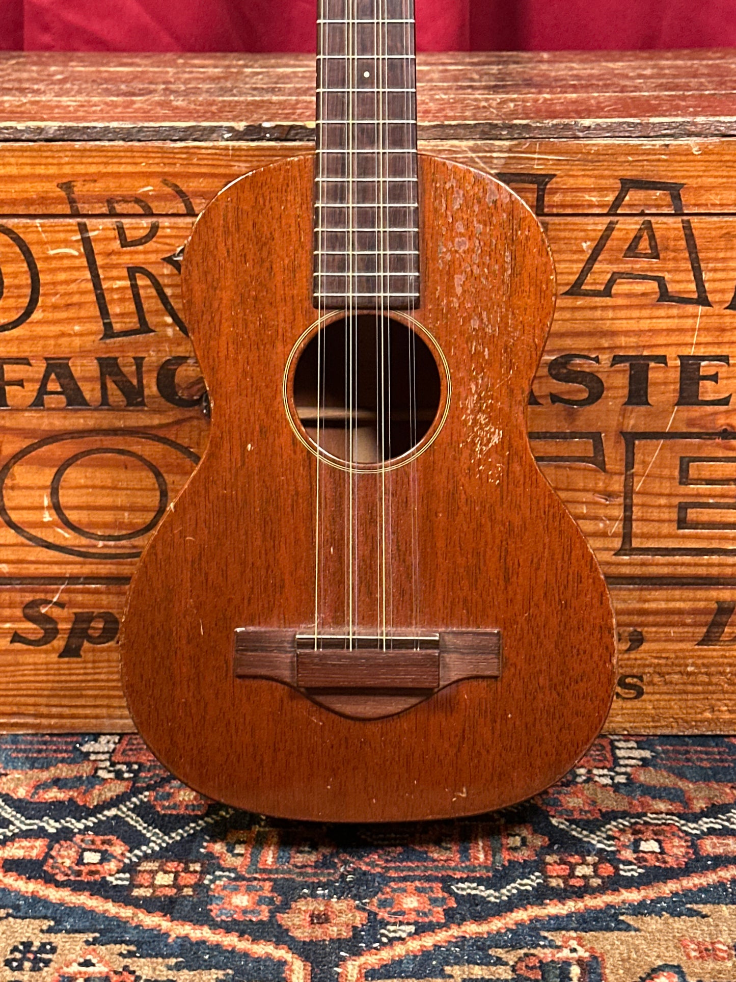 1930 C. F. Martin T-17 Tiple Mahogany w/ Chipboard Case