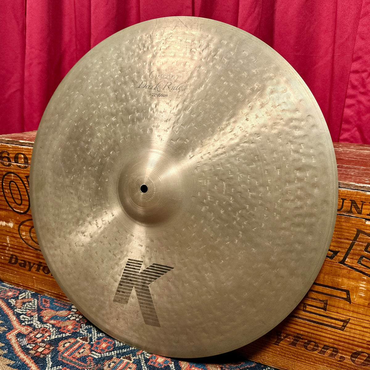 22" Zildjian K Custom Dark Ride Cymbal 2804g *Video*