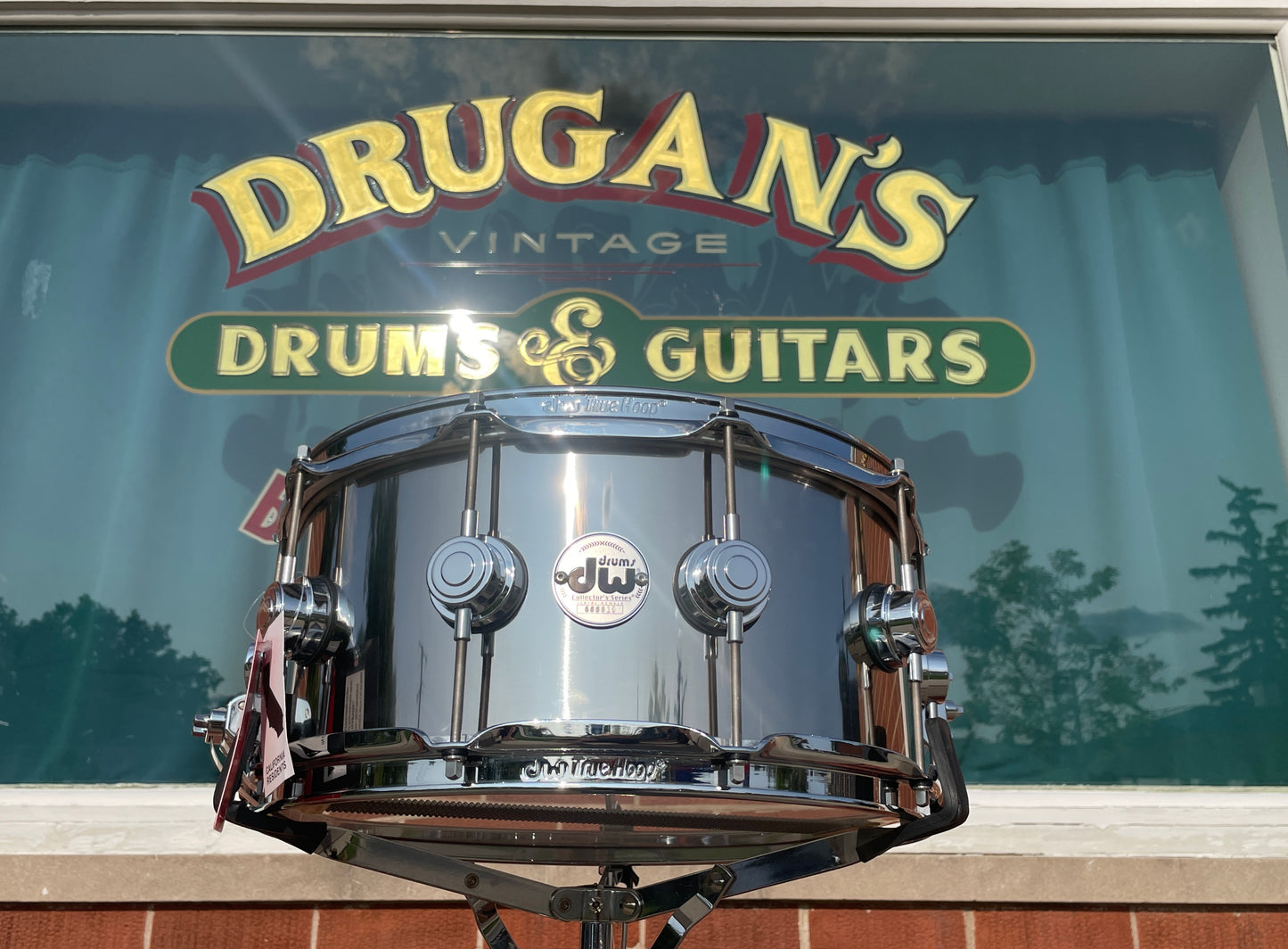 DW Collector's Series 6.5X14 Stainless Steel Snare Drum DRVL6514SPC