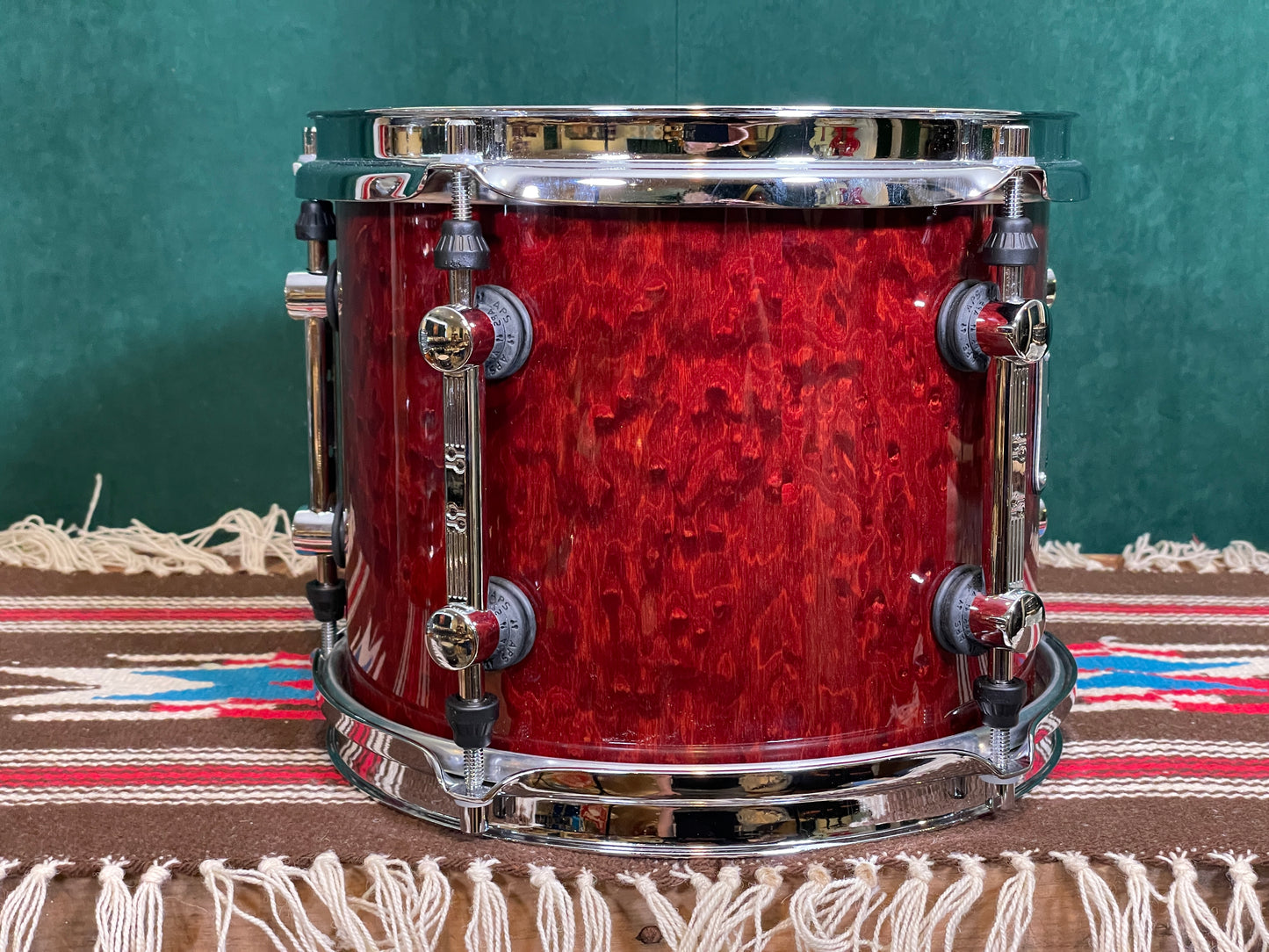 Sonor Designer Series 10" Maple Light Tom Single Stain Red 8x10 10x8