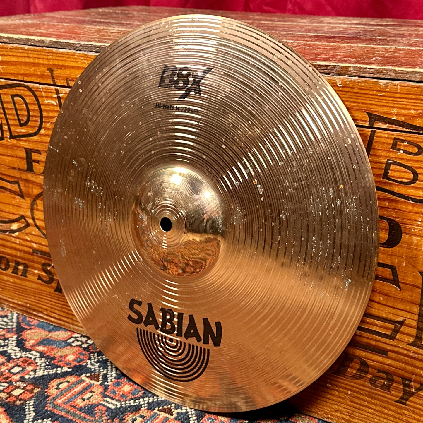 14" Sabian B8X Hi-Hat Cymbal Pair 972g/1144g