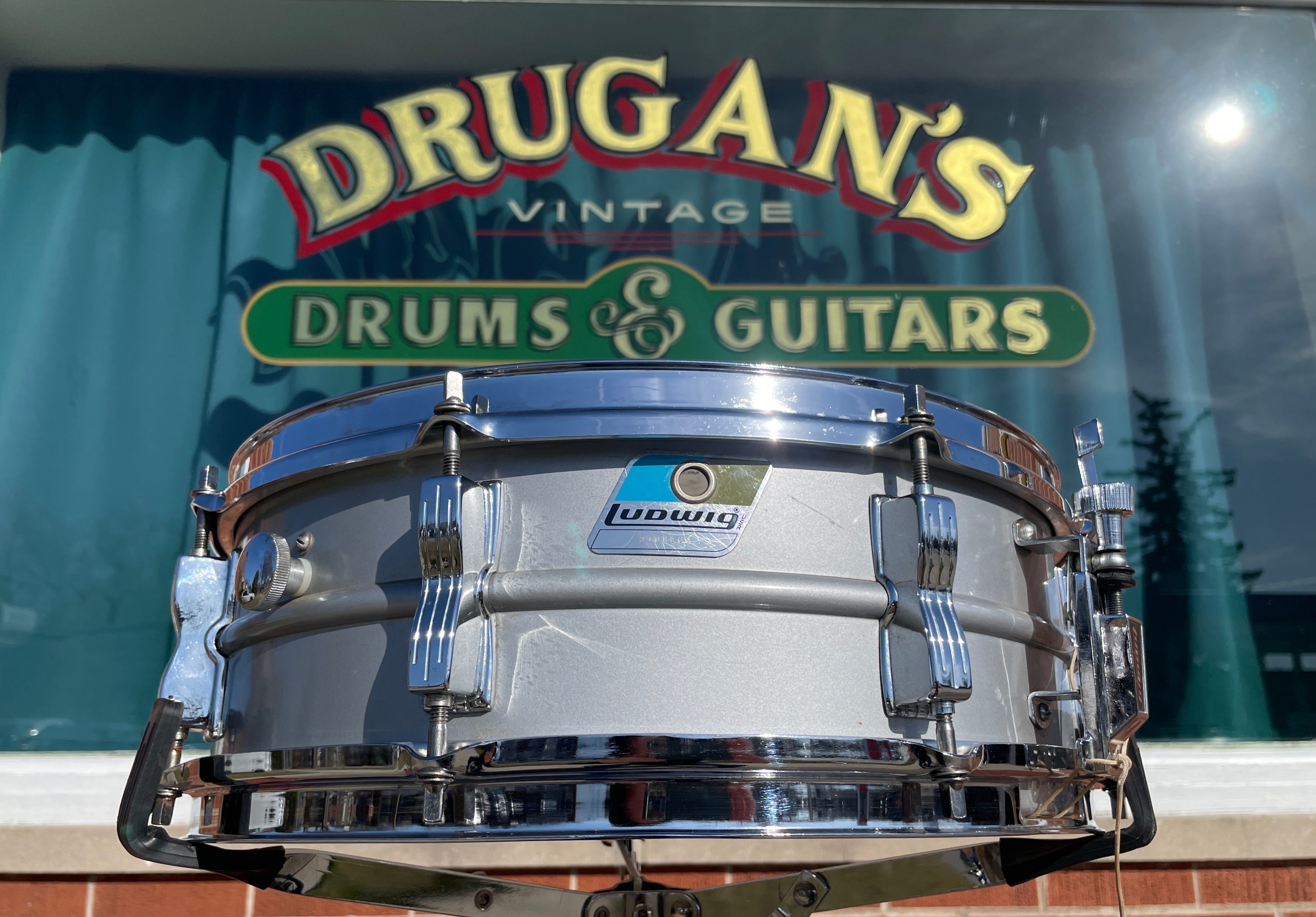 1979 Ludwig 5x14 LM404 Acrolite Snare Drum Drugan's Drums & Guitars