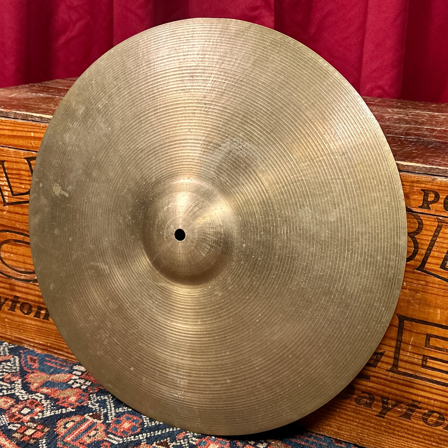 18" Pasha 1960s Crash Ride Cymbal 1600g Pre-UFIP Made in Italy *Video Demo*