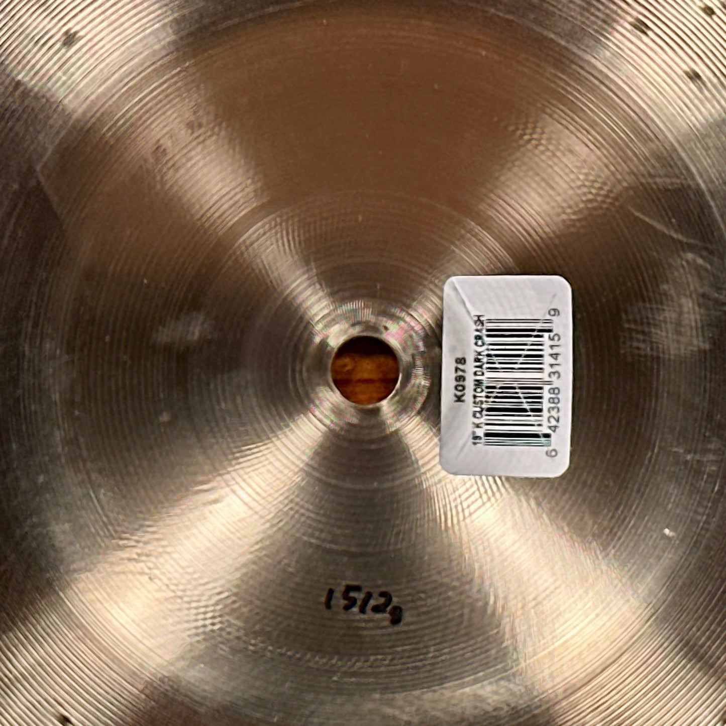19" Zildjian K Custom Dark Crash Cymbal 1512g *Video Demo*