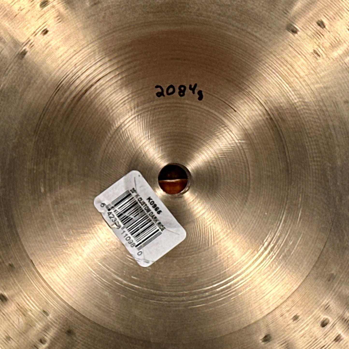 20" Zildjian K Custom Dark Crash Cymbal 2084g *Video Demo*