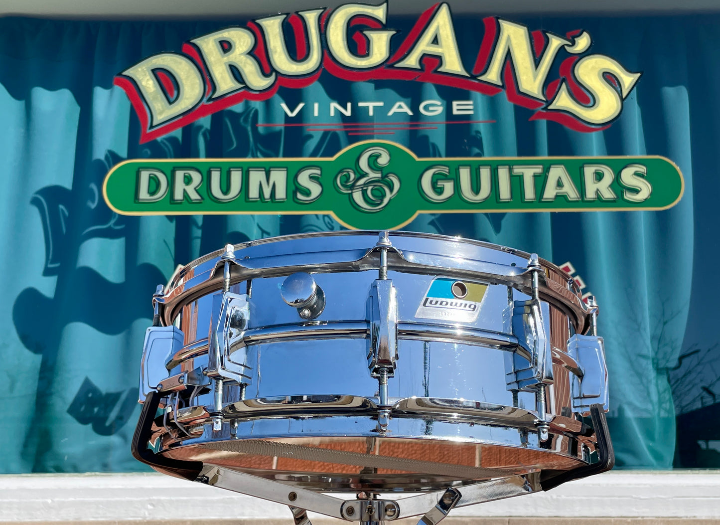 1970s Ludwig 5x14 LM400 Supraphonic Snare Drum