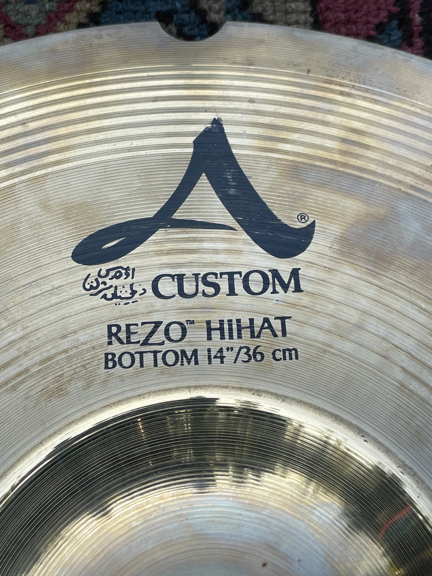 14" Zildjian A Custom Rezo Hi-Hat Cymbal Pair 1058g/1370g