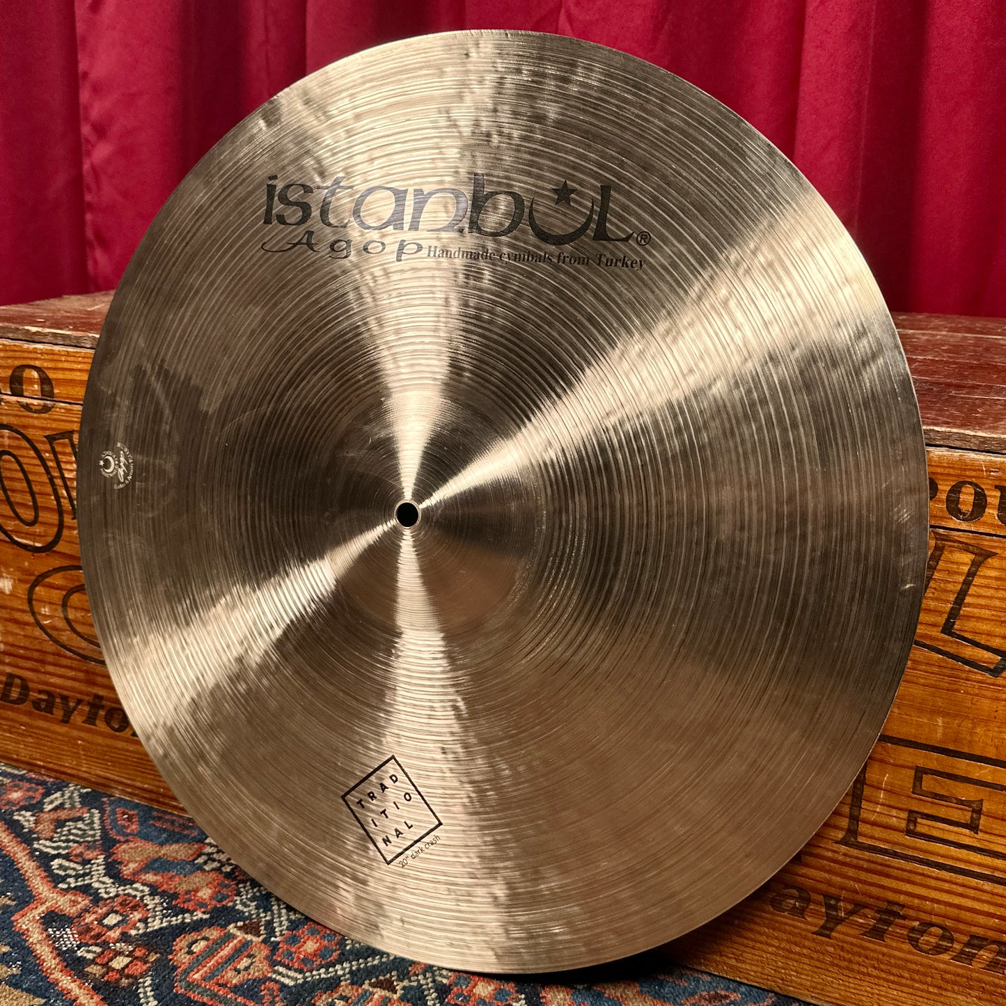 20" Istanbul Agop Traditional Dark Crash Cymbal 1714g *Video Demo*