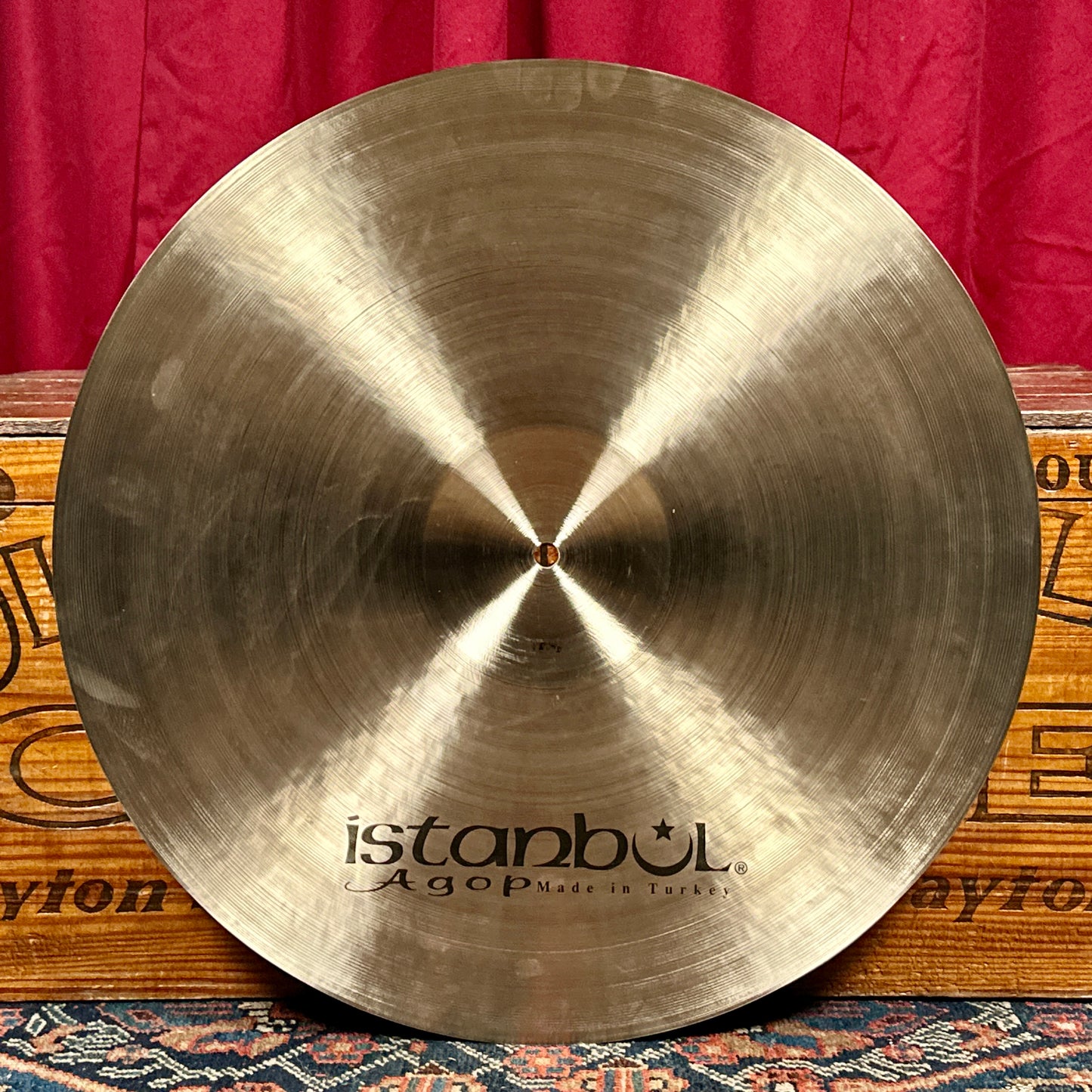 20" Istanbul Agop Xist Natural Crash Cymbal 1814g *Video Demo*