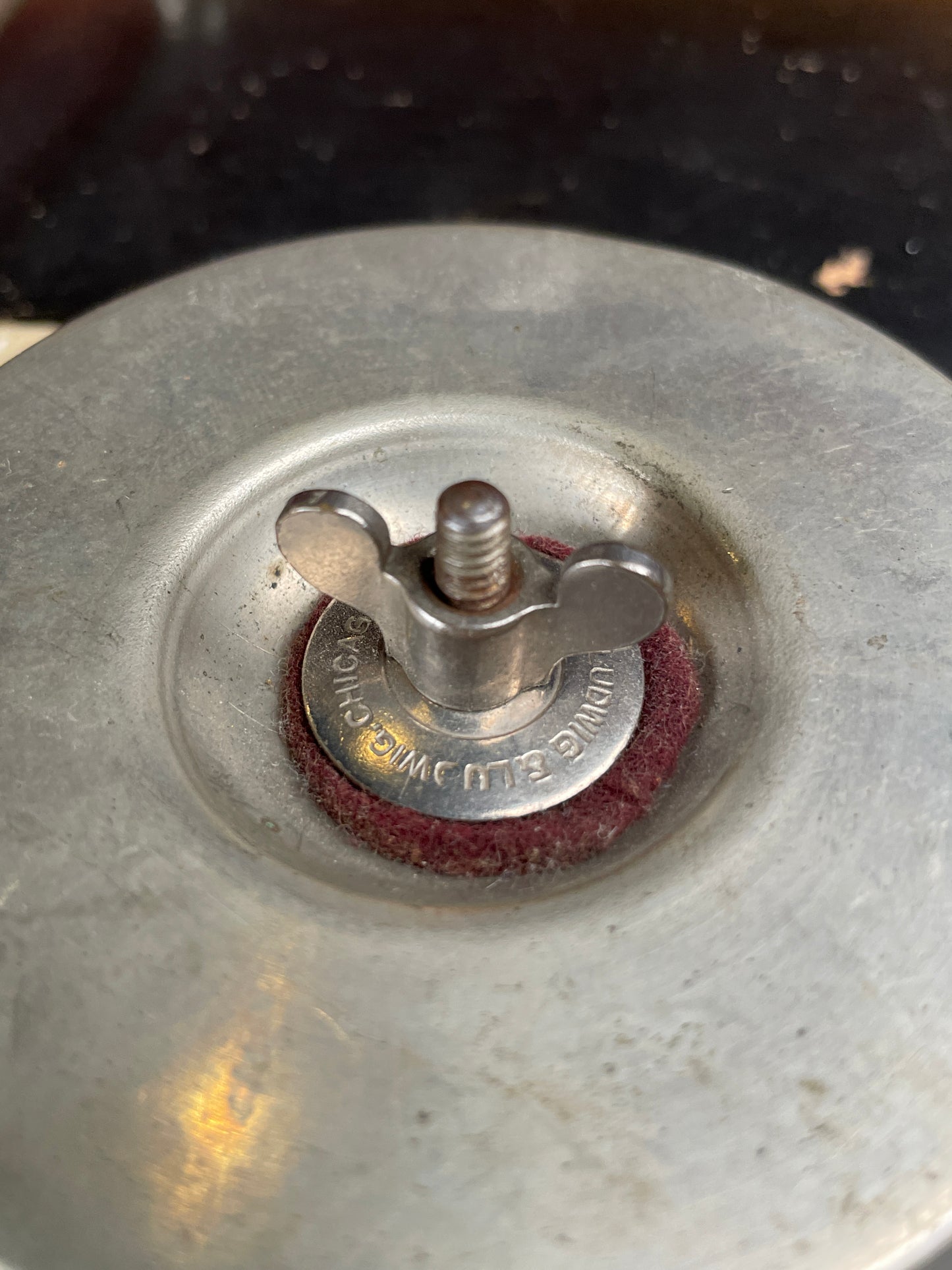 Vintage Ludwig & Ludwig Greeko / Egyptian Accent Cymbal Crotale Gene Krupa