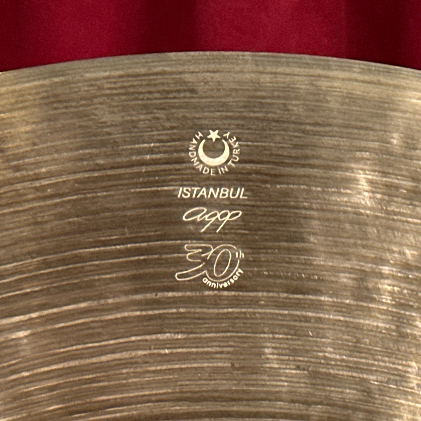 22" Istanbul Agop 30th Anniversary Ride Cymbal 2386g *Video Demo*