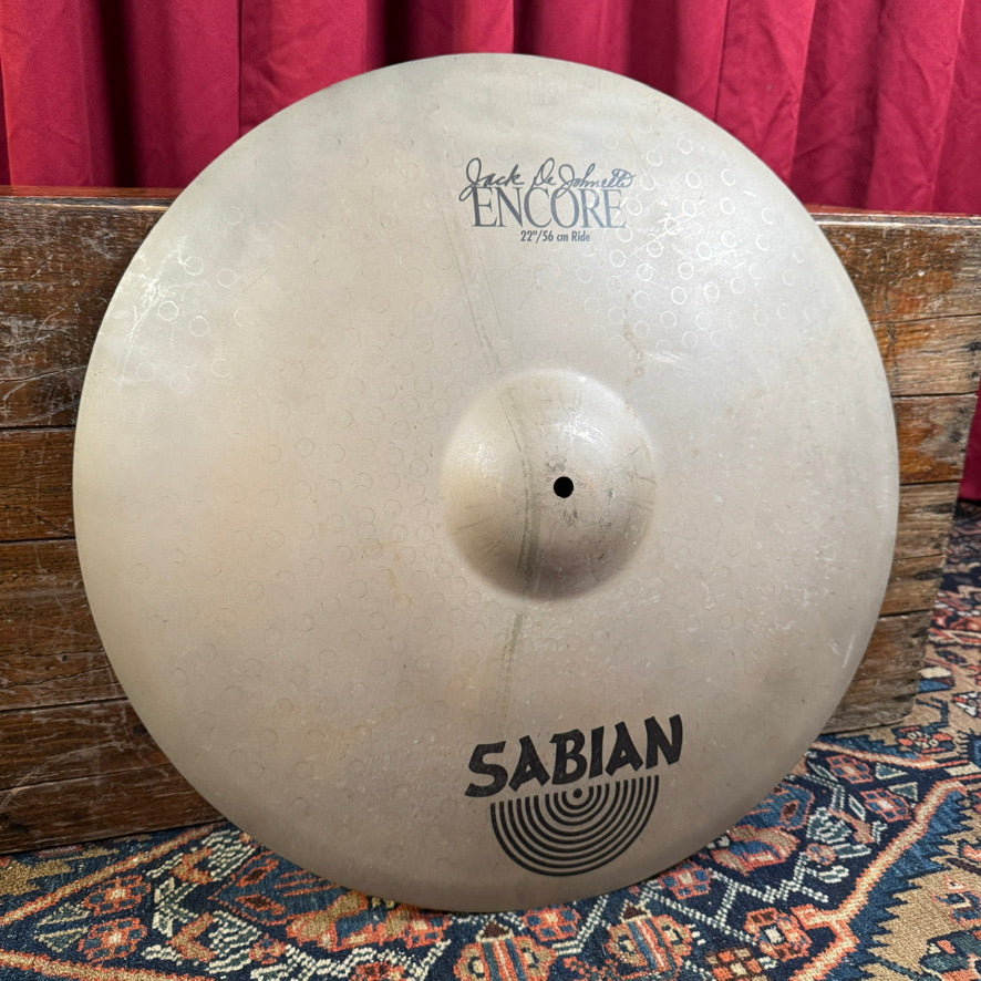 22" Sabian Jack DeJohnette Encore Ride Cymbal 3492g *Video Demo*