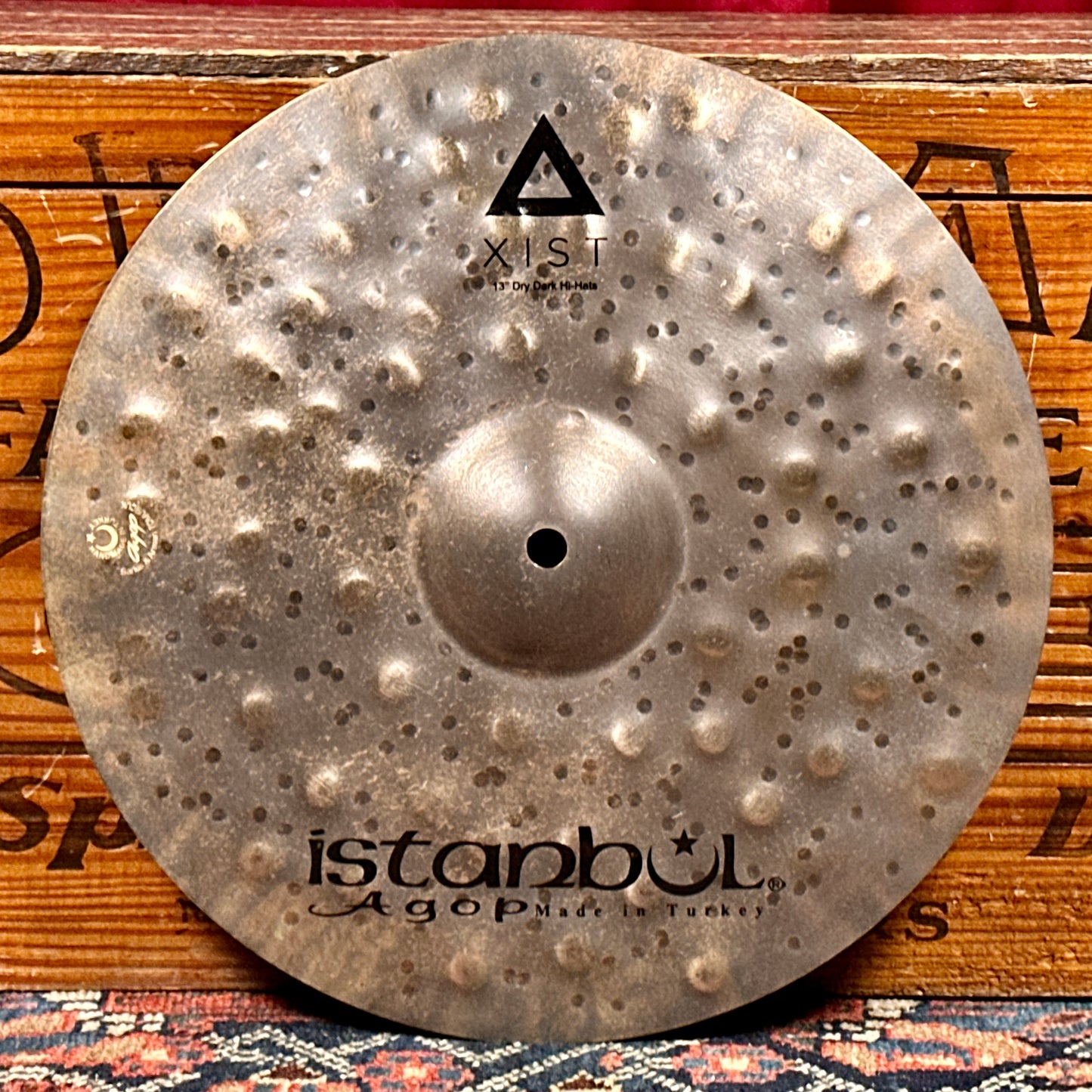 13" Istanbul Agop Xist Dry Dark Hi-Hat Cymbal Pair 506g/898g *Video Demo*