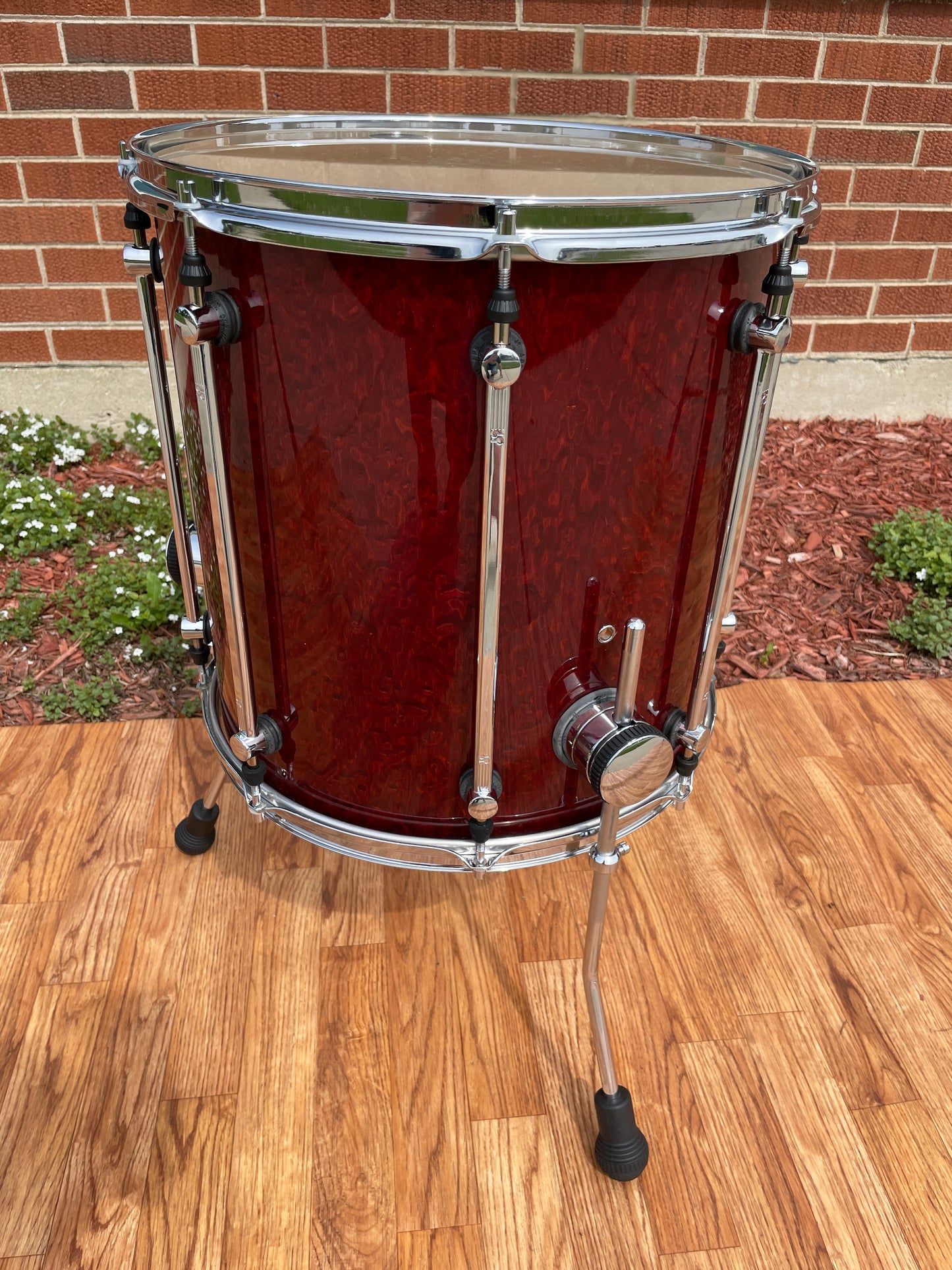 Sonor Designer Series 16" Maple Light Floor Tom Stain Red 16x16