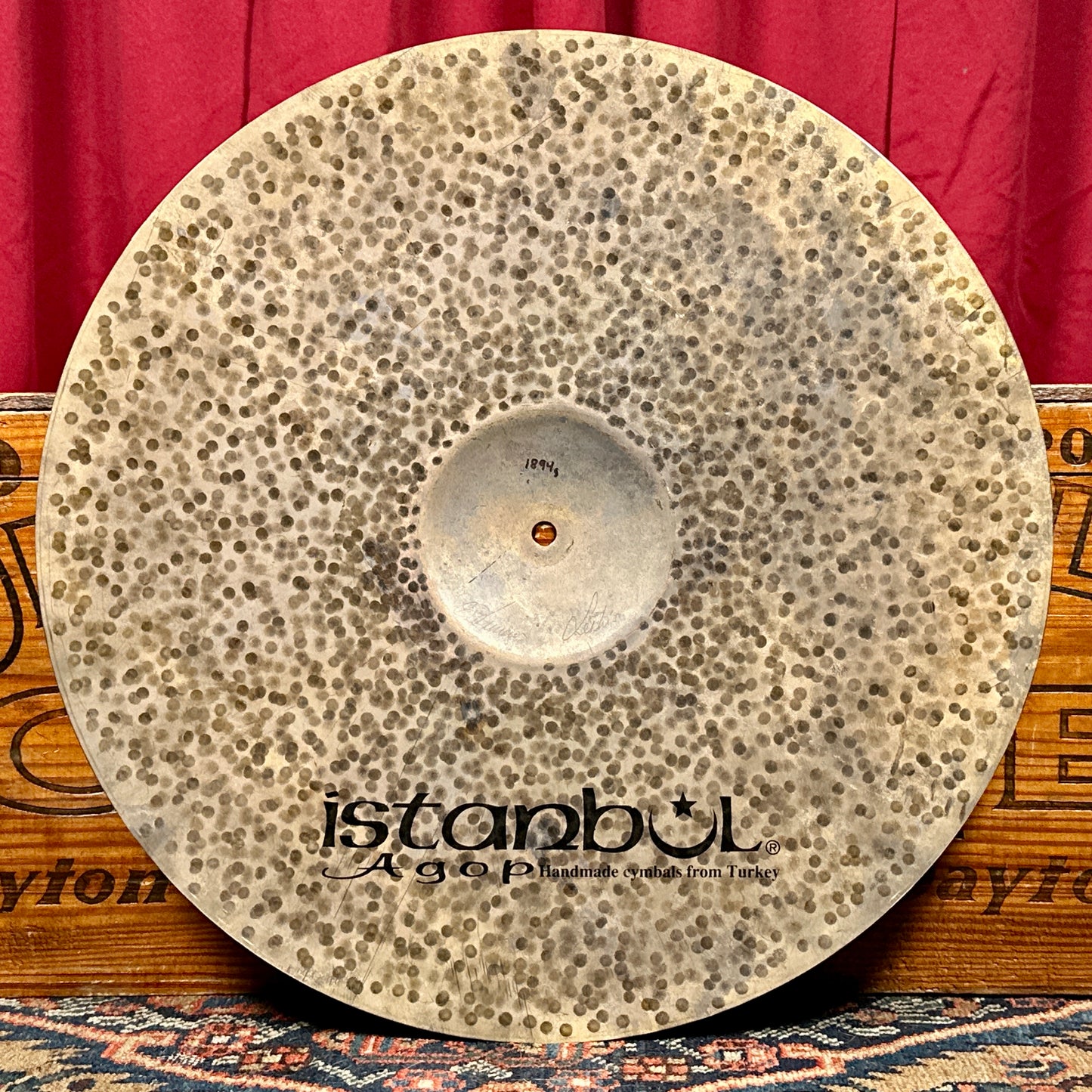20" Istanbul Agop Turk Jazz Ride Cymbal 1894g *Video*