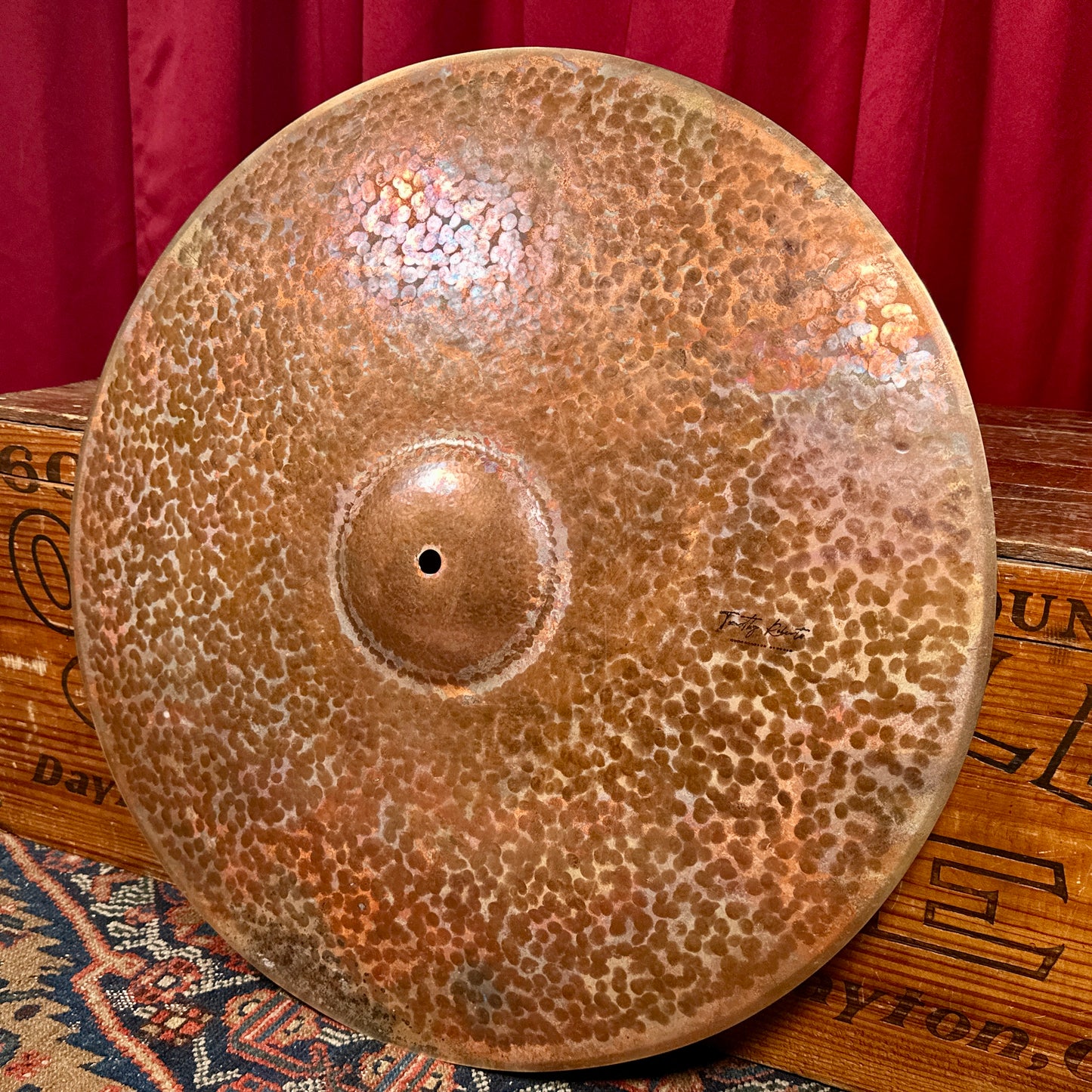 22" Timothy Roberts Jaska Redux Unlathed HFB Ride Cymbal 2071g *Video Demo*