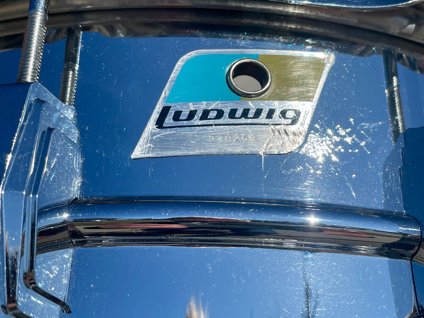 1972 Ludwig 6.5x14 No. 411 Super Sensitive Snare Drum Supraphonic