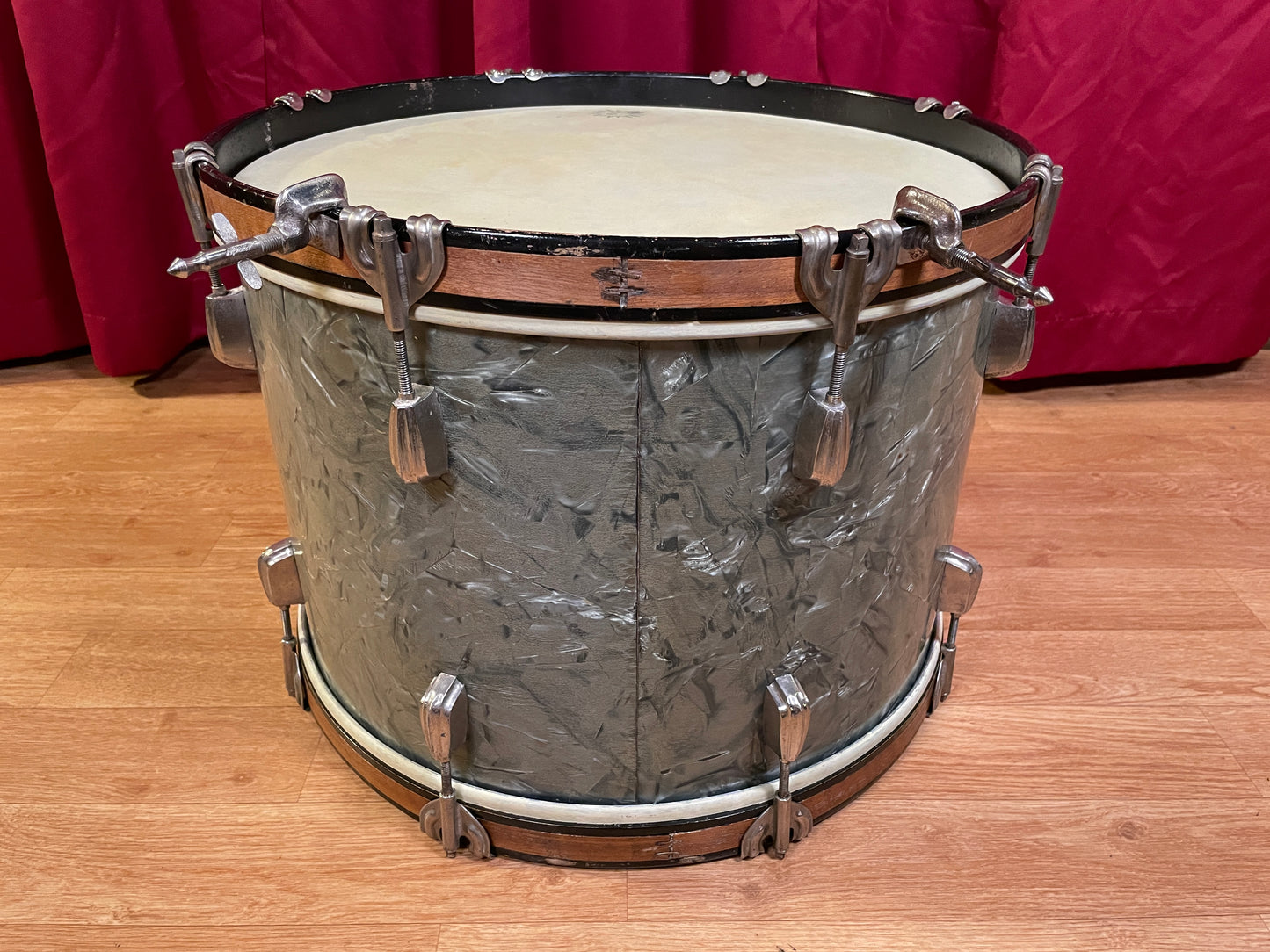 Slingerland Radio King 14x18 Tenor Bass Drum Blue Diamond Pearl - Rare Finish